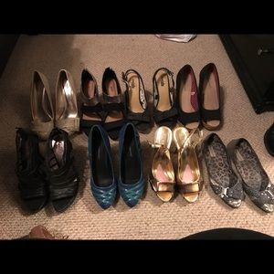 Shoes, sweaters, jackets